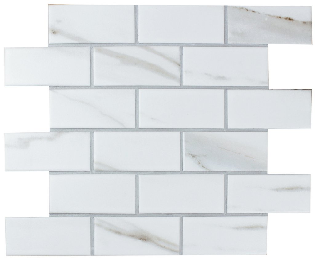 Мозаика Bonaparte Brick Calacatta Gold 28,75х29,2