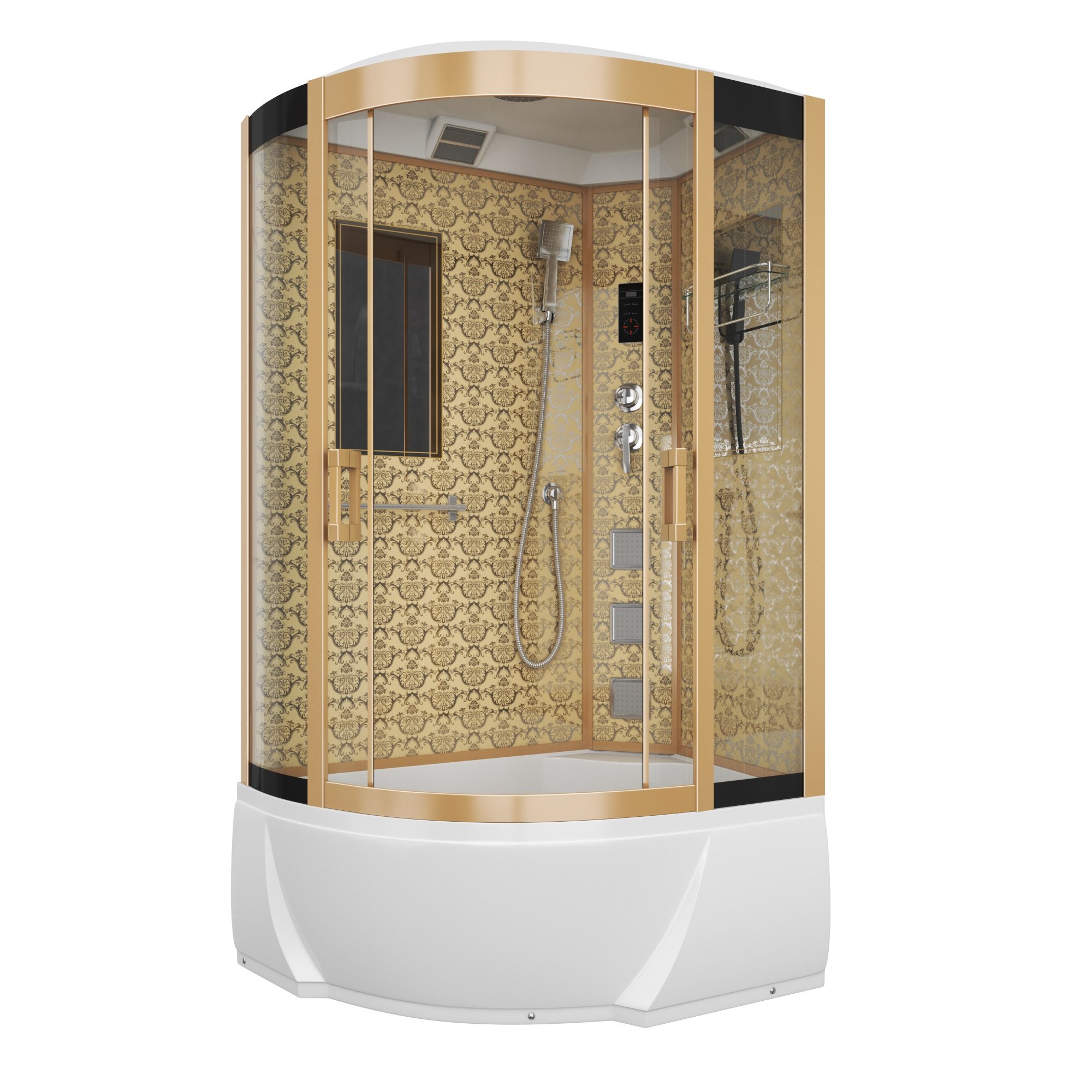 Душевые кабины  Axor Душевая кабина Niagara Luxe 7712GR золото