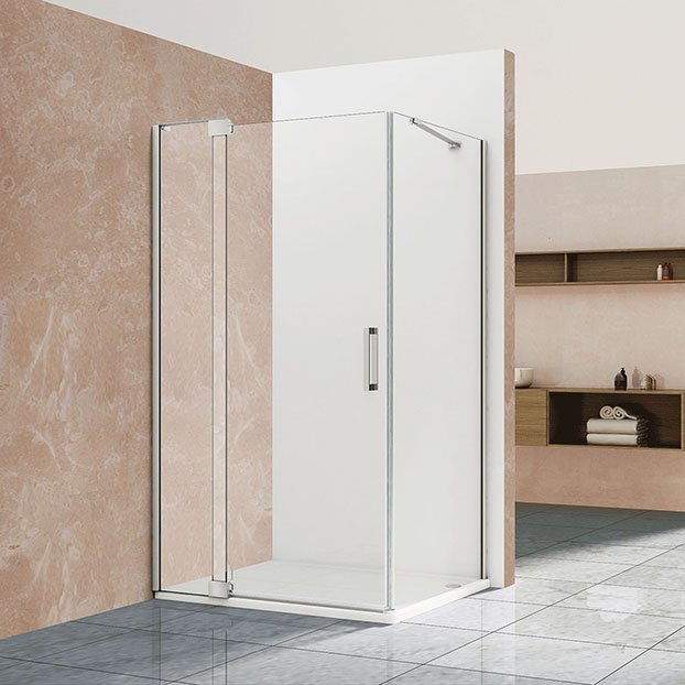 Душевой уголок Vincea Extra VSR-1E111280CL хром, стекло прозрачное
