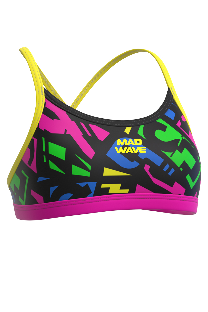   Mad Wave Юниорский купальник спортивный Frisky top junior PBT J3