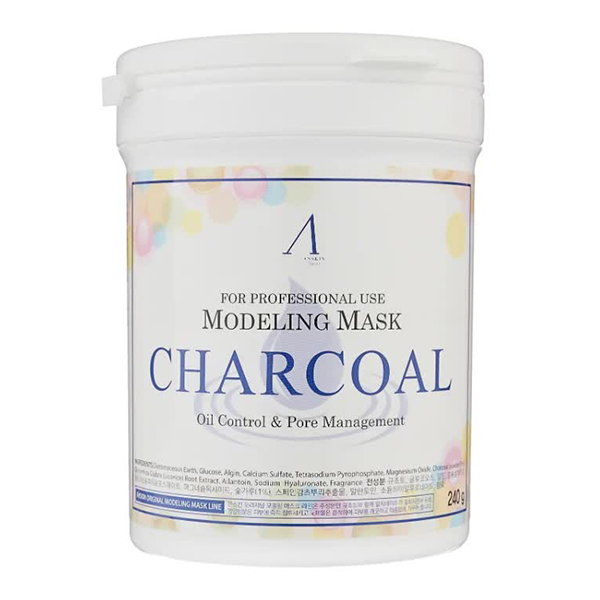 Anskin Charcoal Modeling Mask (240 гр, банка для хранения)