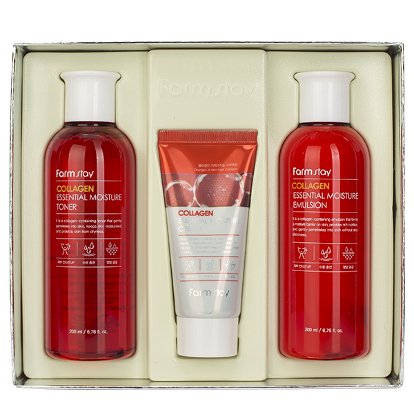 FarmStay Collagen Essential Moisture Skin Care 3Set