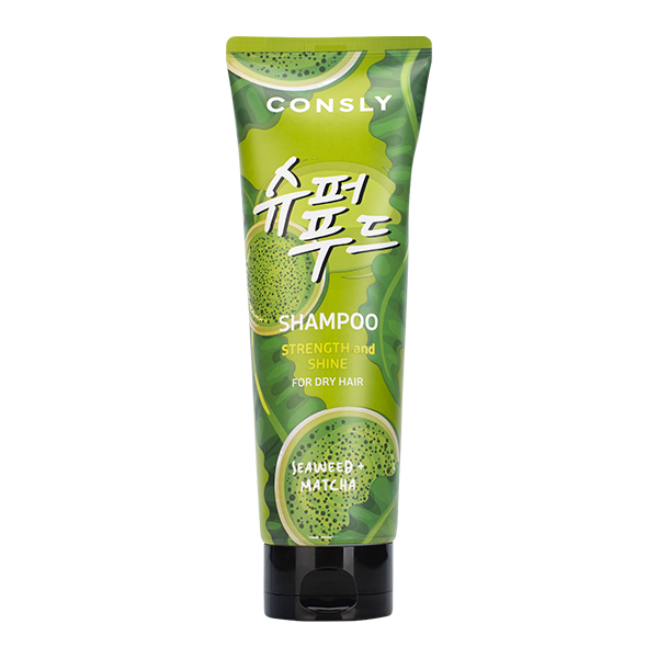 Шампуни  BBcream Consly Seaweed & Matcha Shampoo for Strength & Shine