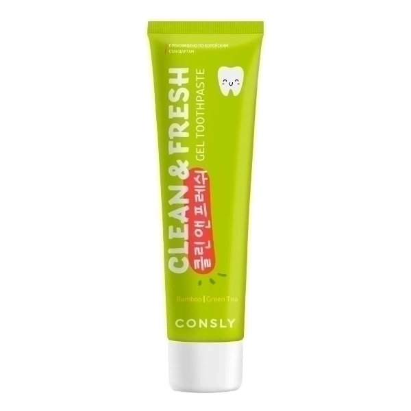 Consly Clean & Fresh Bamboo & Green Tea Gel Toothpaste