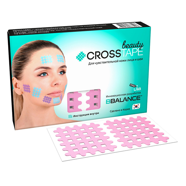 BBalance CROSS TAPE BEAUTY (тип А) 2,1см*2,7см, 180 шт. сакура