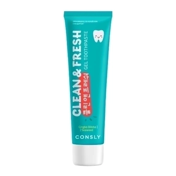 Consly Clean & Fresh Gingko Biloba & Seaweed Gel Toothpaste