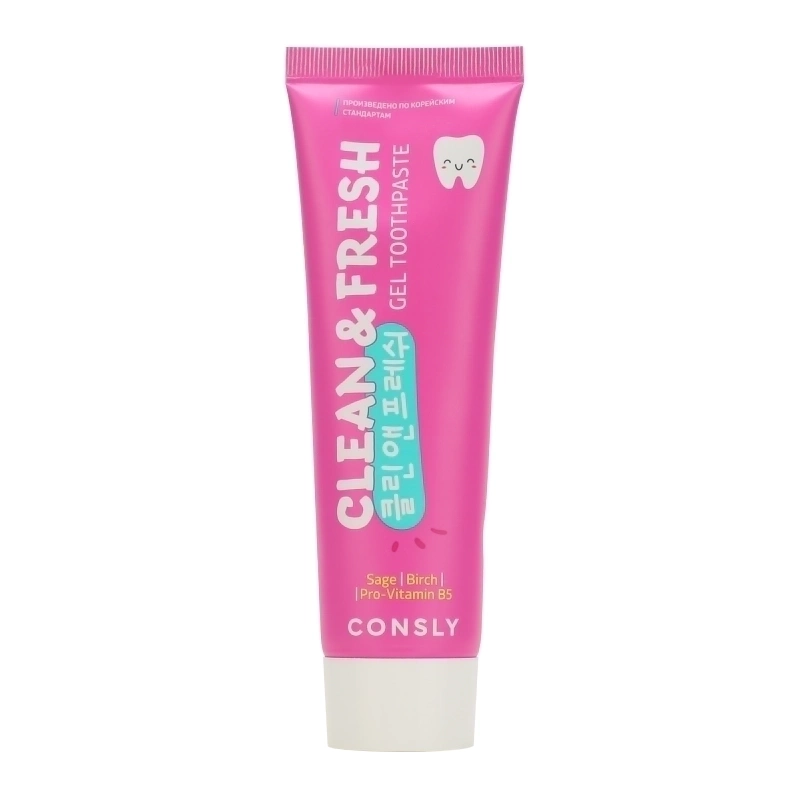 Consly Clean&Fresh Sage, Birch & Pro-Vitamin B5 Protecting Gel Toothpaste