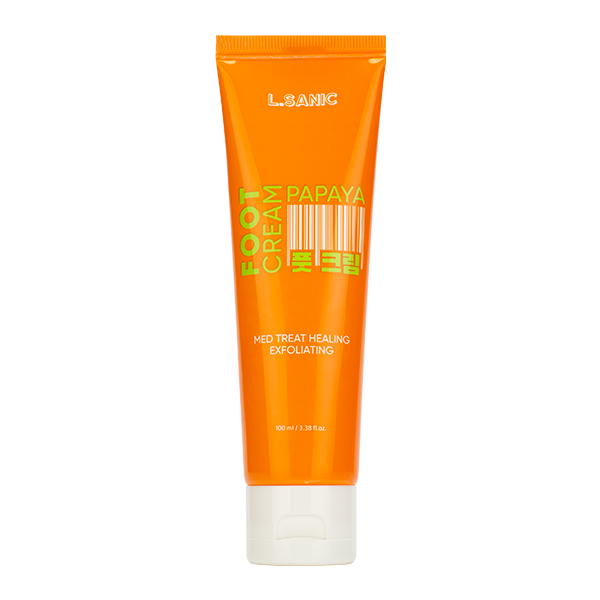 L.Sanic Med Treat Healing Exfoliating Foot Cream with Papaya Enzymes