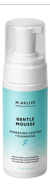 M.Aklive Gentle Mousse Hydration Control + Cleansing