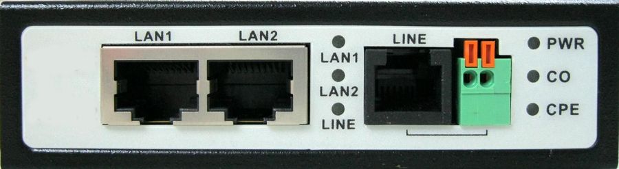 Удлинитель Ethernet OSNOVO (TR-IP2) черный