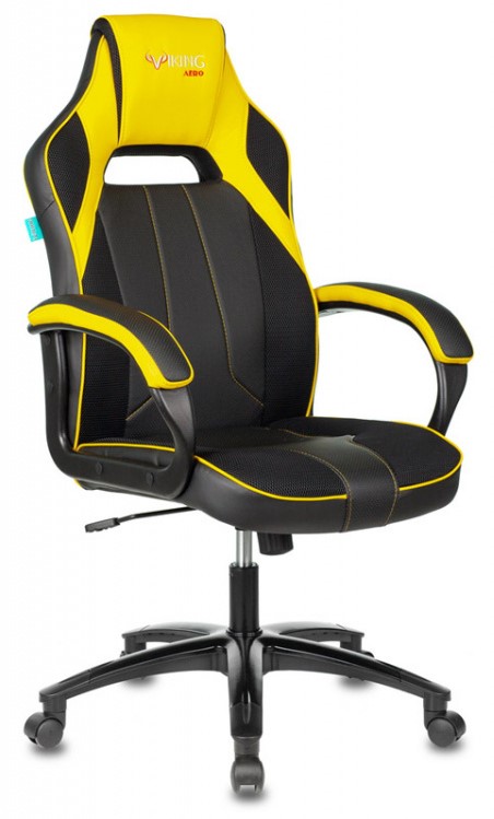 Игровое кресло Бюрократ VIKING 2 AERO YELLOW желтое