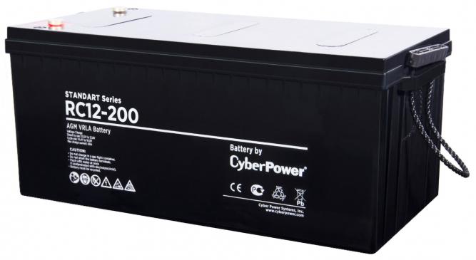 Аккумуляторные батареи Аккумуляторная батарея CyberPower Standart RC 12-200 (12В 200Ач)