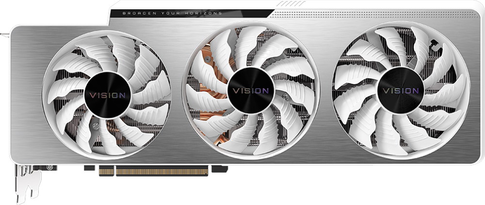 Видеокарта 10 Гб Gigabyte NVIDIA GeForce RTX 3080 VISION OC 10G (GV-N3080VISION OC-10GD)