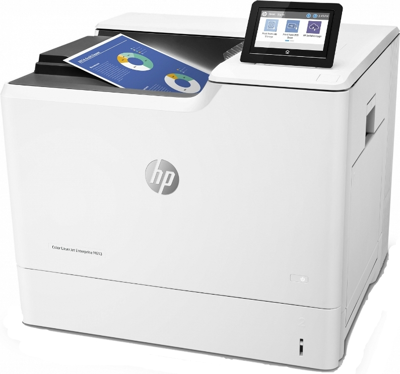 Цветной лазерный принтер HP Color LaserJet Enterprise M653dn