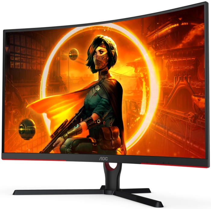 Монитор 31.5 AOC Gaming C32G3AE/BK черный