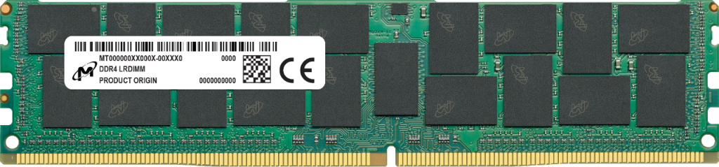 Оперативная память LR-DIMM 128 Гб DDR4 3200 Мгц Crucial (MTA72ASS16G72LZ-3G2B3) PC4-25600 ECC