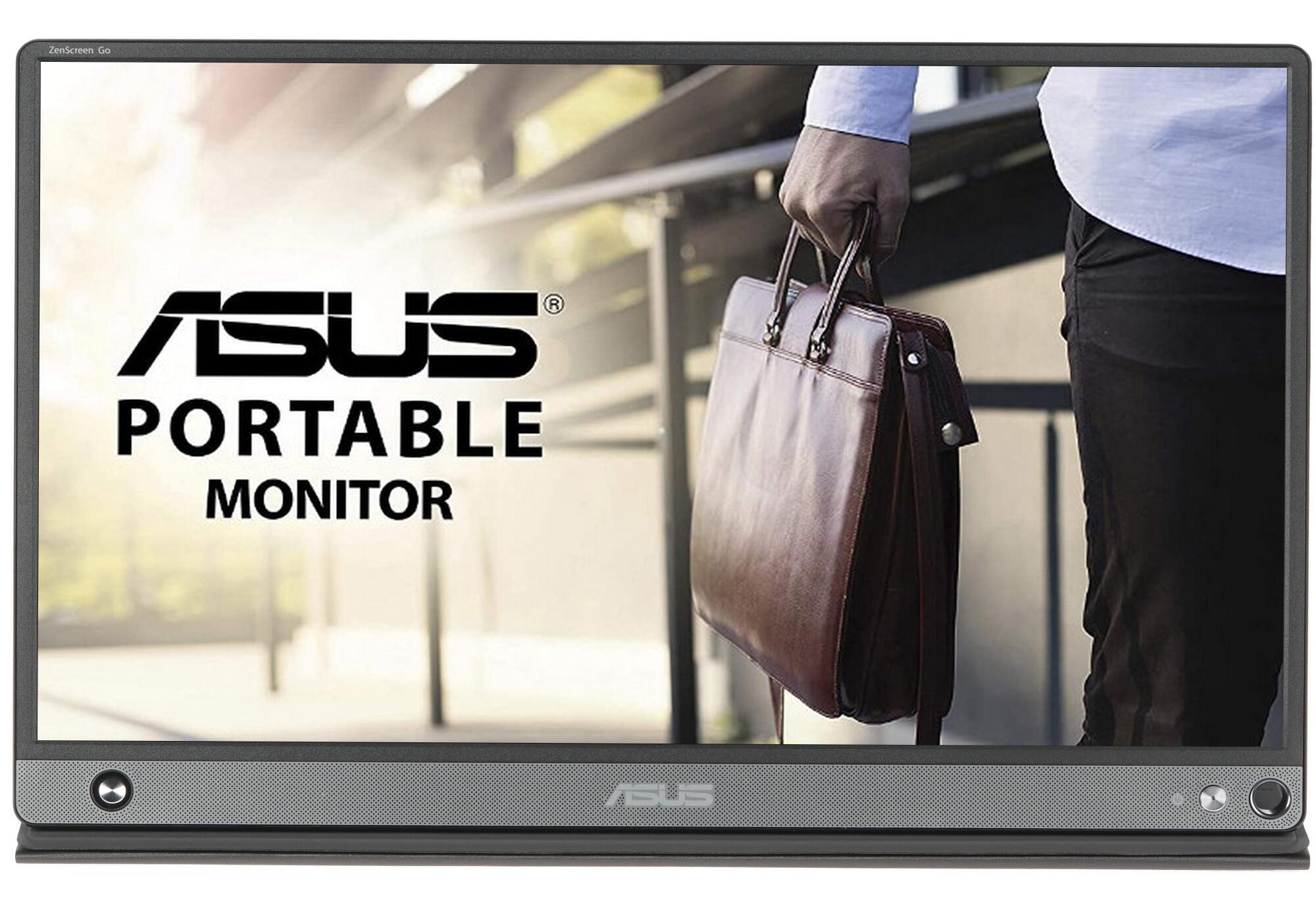 Монитор 15.6 Asus Portable MB16AHP (90LM04T0-B01170) черный