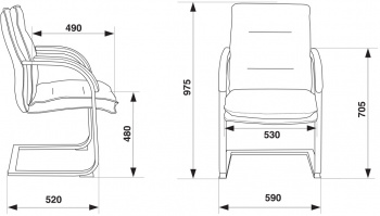 Офисное кресло Бюрократ T-9927SL-LOW-V слоновая кость