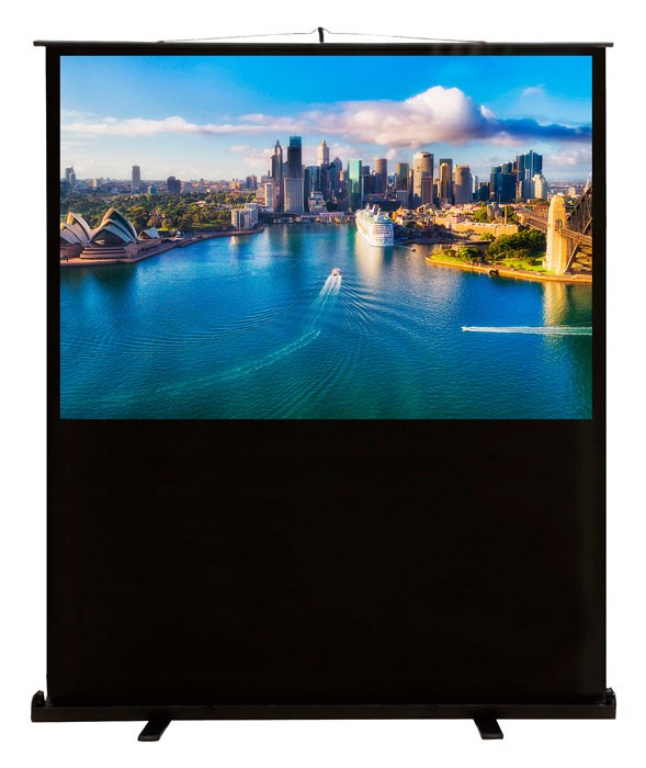 Экран напольный рулонный Cactus Floor Compact Expert (CS-PSFLCE-160X120) 4:3 120x160 см