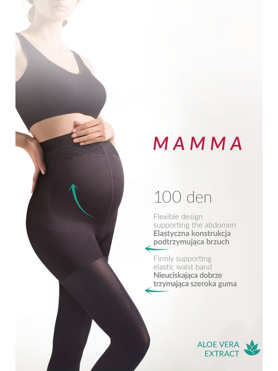  Колготки 174 Mamma 100 den Nero