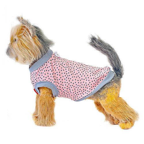 Майка для собак HAPPY PUPPY Сердечки 3 28см