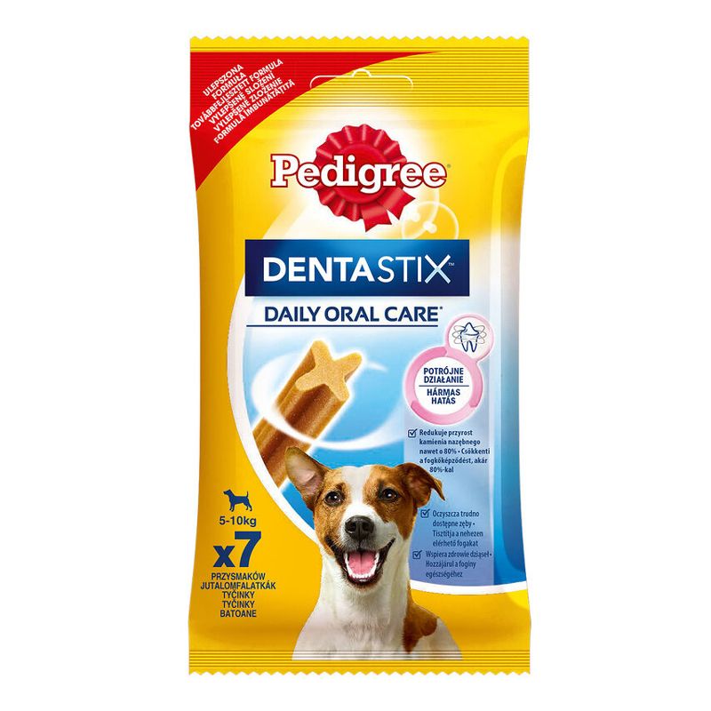 Лакомство для собак Pedigree Denta Stix Пластинки для снятия зубного камня у мелких собак 110г