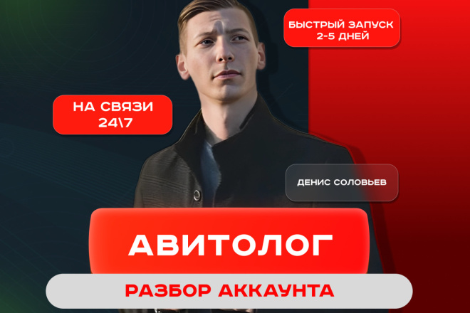 Разбор вашего аккаунта и ниши на площадке Avito