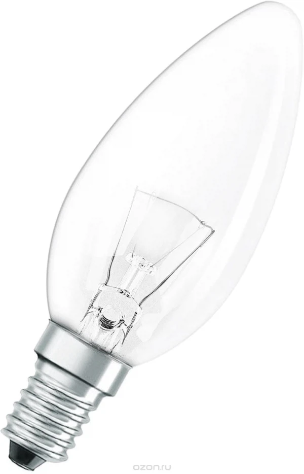 лампа накал. osram classic b cl 40w e14