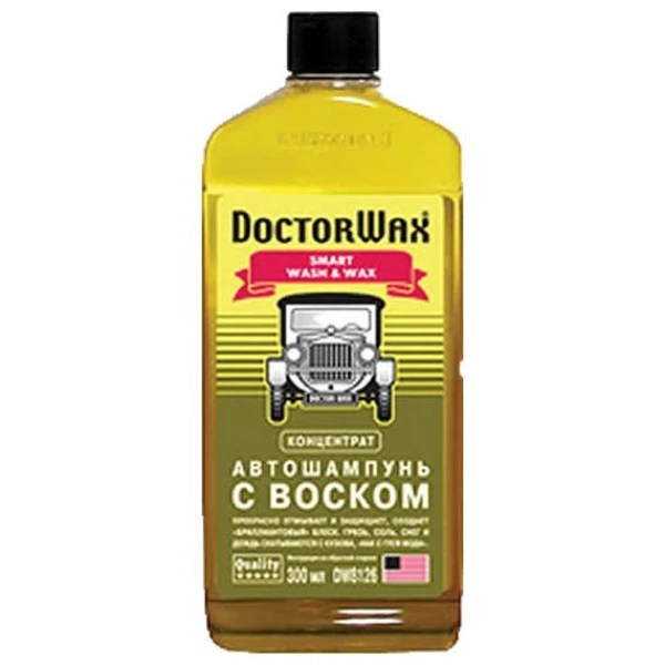 автошампунь 300мл с воском (концентрат) doctor wax dw8126 (hg8126)