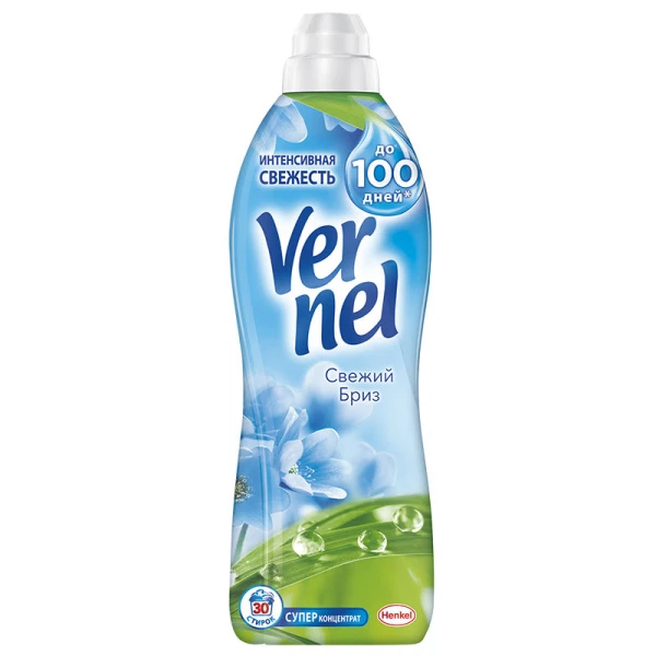 кондиционер для белья 910мл vernel henkel свежий бриз 2226