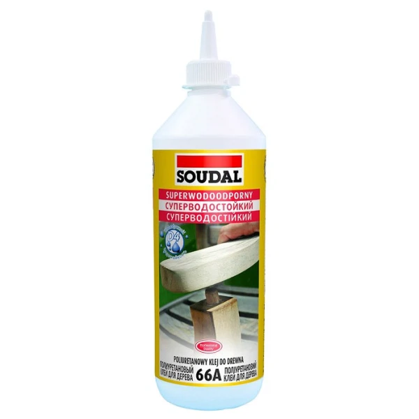 клей soudal №66а для дерева полиуретановый суперводостойкий d4 250гр