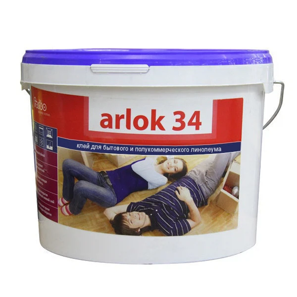 клей для линолеума forbo 34 дисперсионный arlok 7,0кг 55022