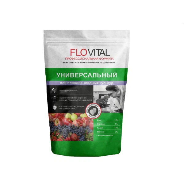 удобрение для плодово-ягодных деревьев 1кг flovital