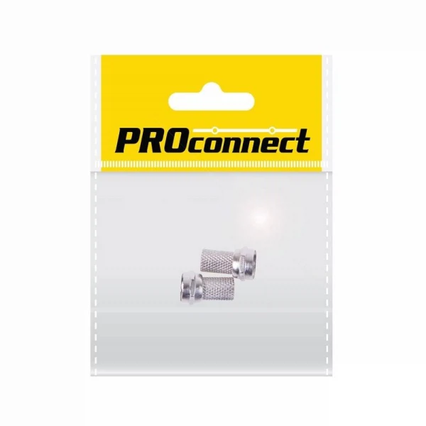 разъем антенный f-штекер для кабеля rg-6 (2шт.), proconnect, 05-4003-6-8