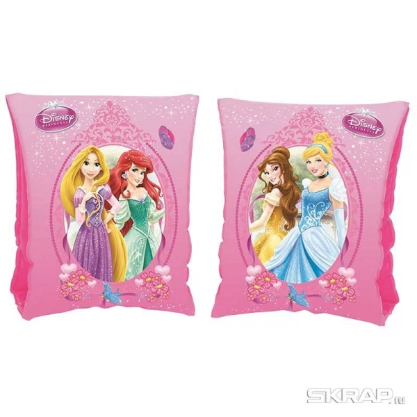 нарукавники для плавания 23х15см, disney princess bestway 91041