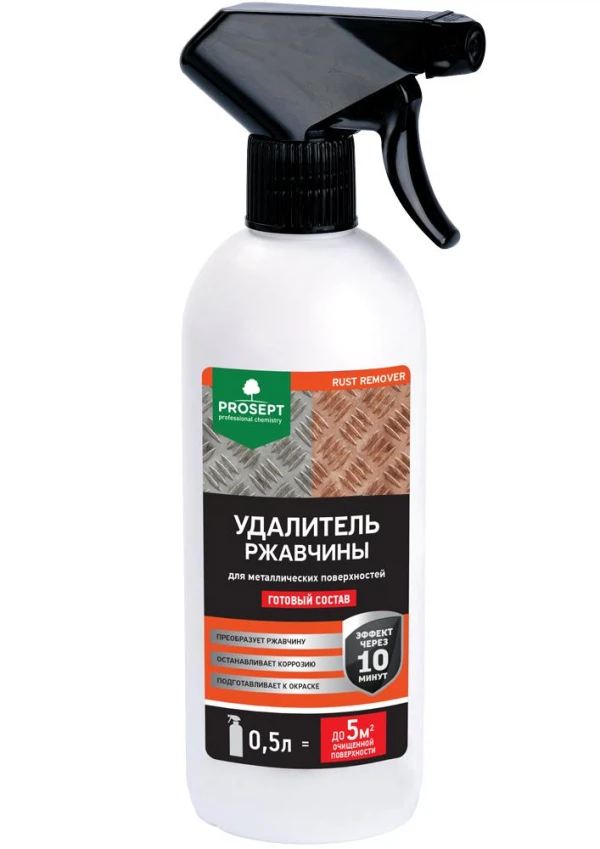 удалитель ржавчины prosept rust remover 0,5л 023-05