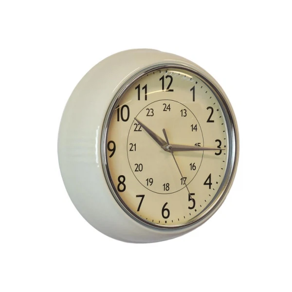 часы wall clock cr.white 24x24 797781