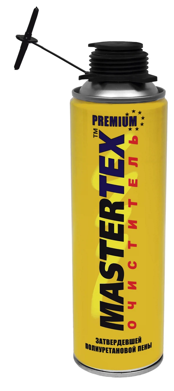 очиститель затвердевшей пены mastertex premium 0,42кг