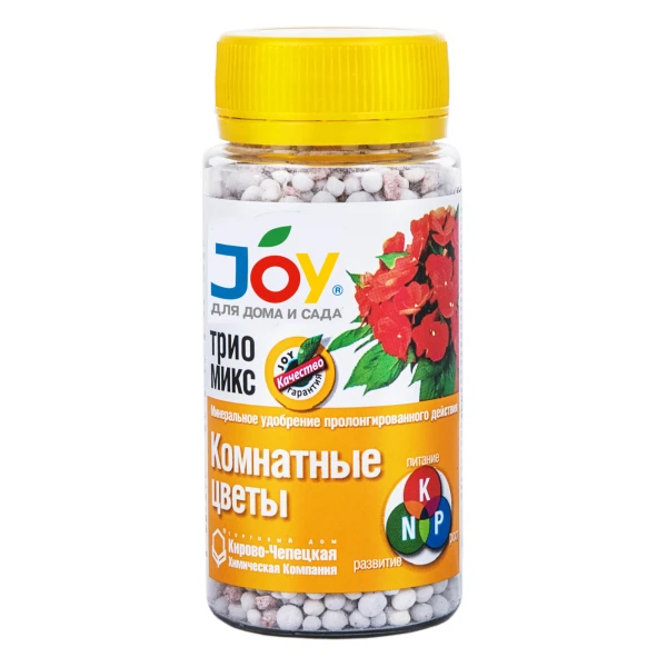 удобрение трио микс комнатные цветы joy 100г