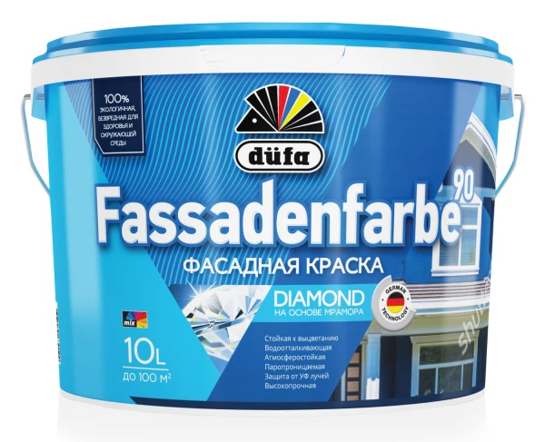 Фасадные краски  Аксон краска фасадная dufa fassadenfarbe rd90 10л