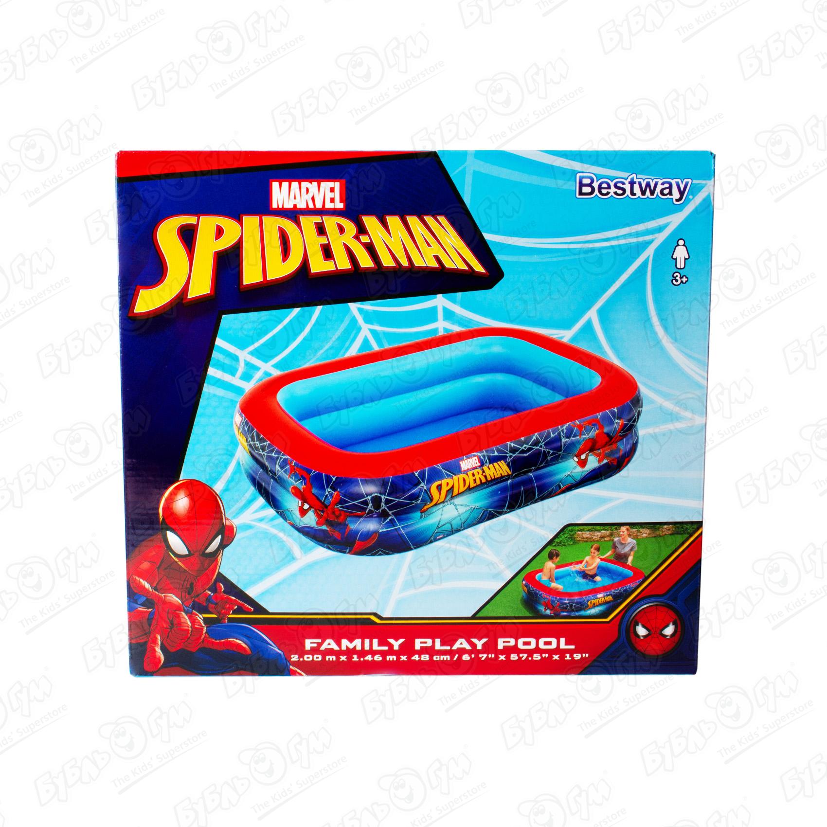 Бассейн Bestway Spider-Man 200х148х48см 450л