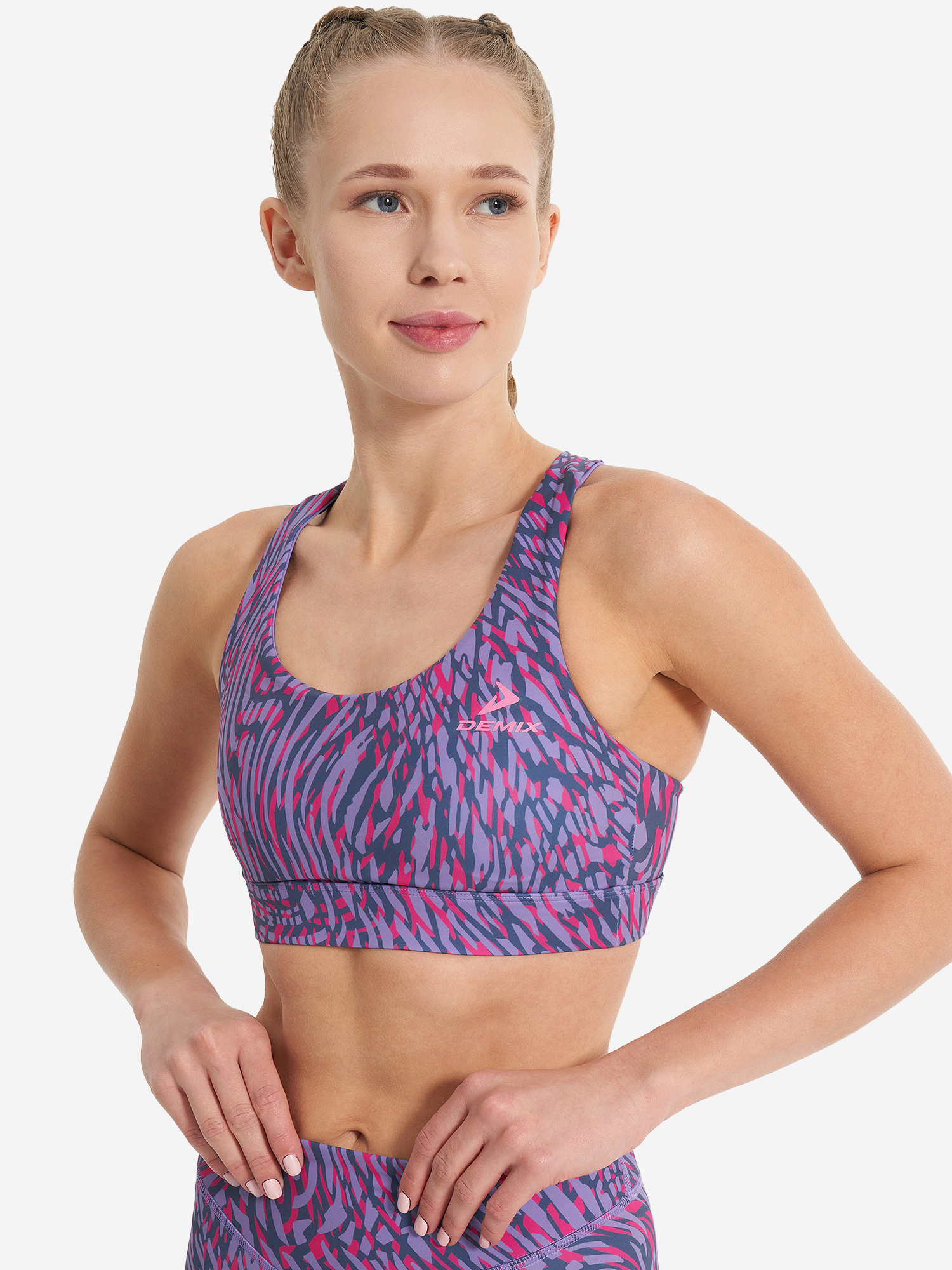 Спортивный топ бра ActiveMove GFX, Фиолетовый