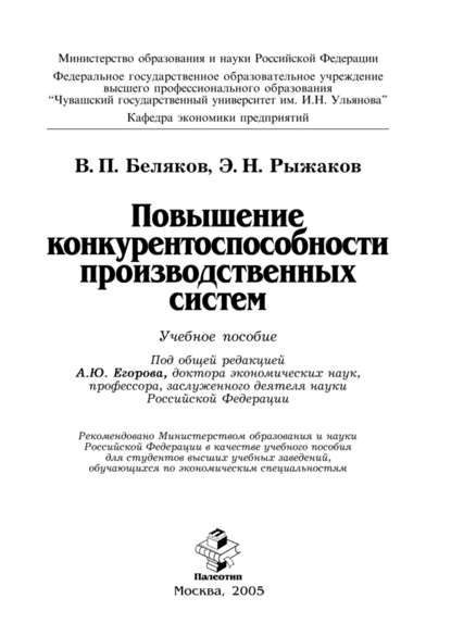 малый и средний бизнес  ЛитРес Повышение конкурентоспособности производственных систем