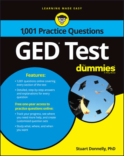 учебная литература 1,001 GED Practice Questions For Dummies