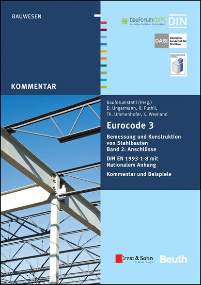 Eurocode 3 Bemessung und Konstruktion von Stahlbauten. Anschl?sse. DIN E N 1993-1-8 mit Nationalem Anhang. Kommentar und Beispiele