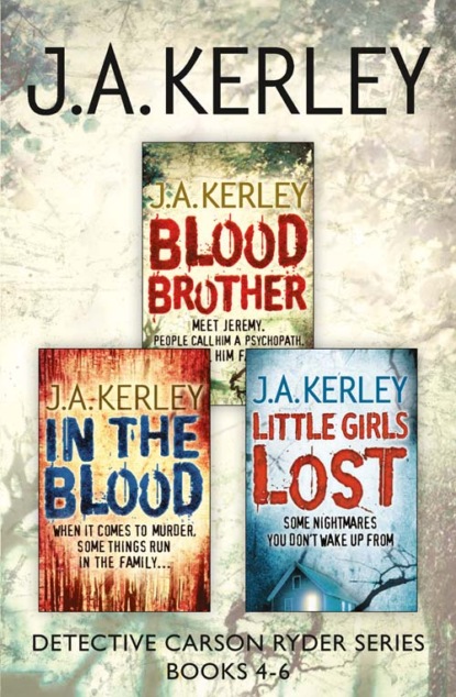 зарубежные приключения  ЛитРес Detective Carson Ryder Thriller Series Books 4-6: Blood Brother, In the Blood, Little Girls Lost