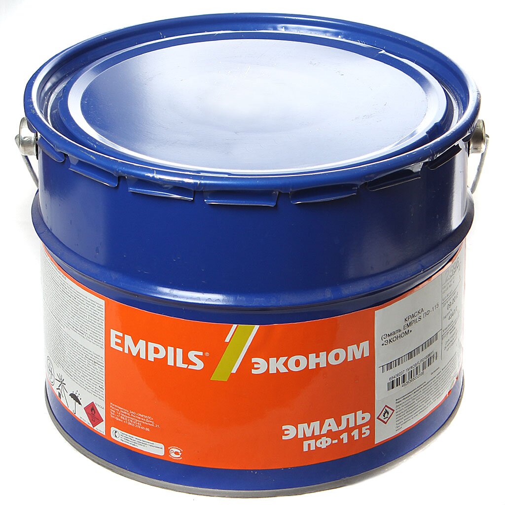  Эмаль Empils, ПФ-115 Пром, глянцевая, светло-голубая, 20 кг
