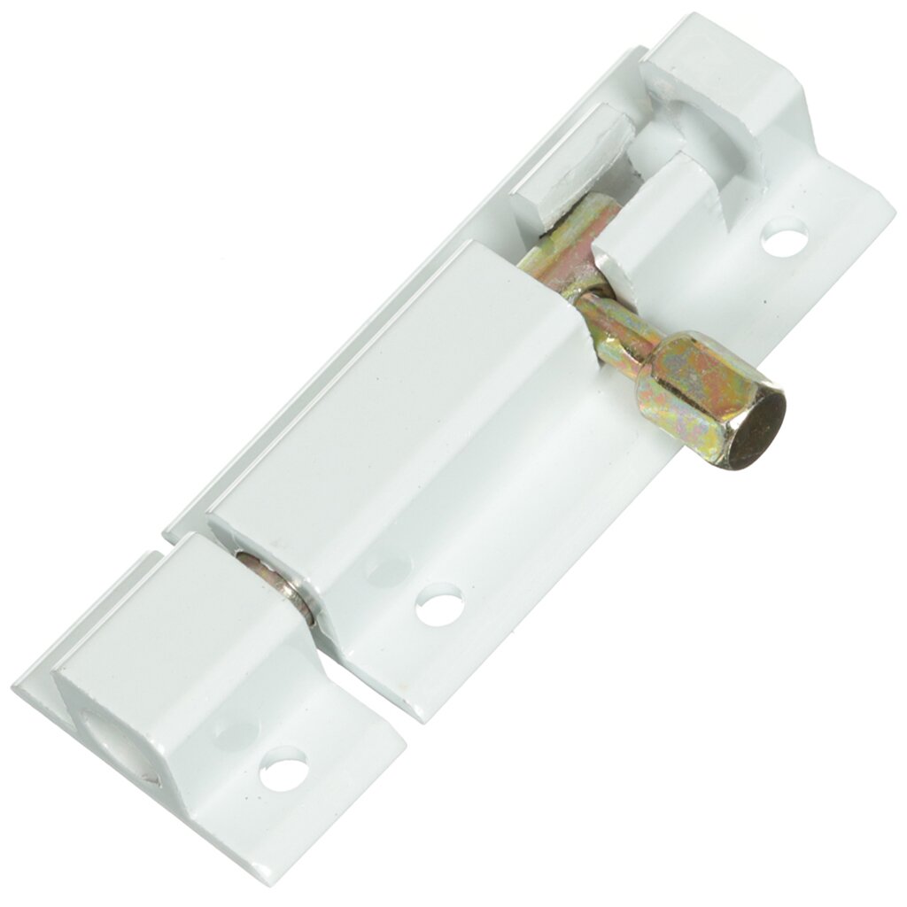  Шпингалет накладной, Apecs, 60 мм, DB-05-60-W, 00008274, белый