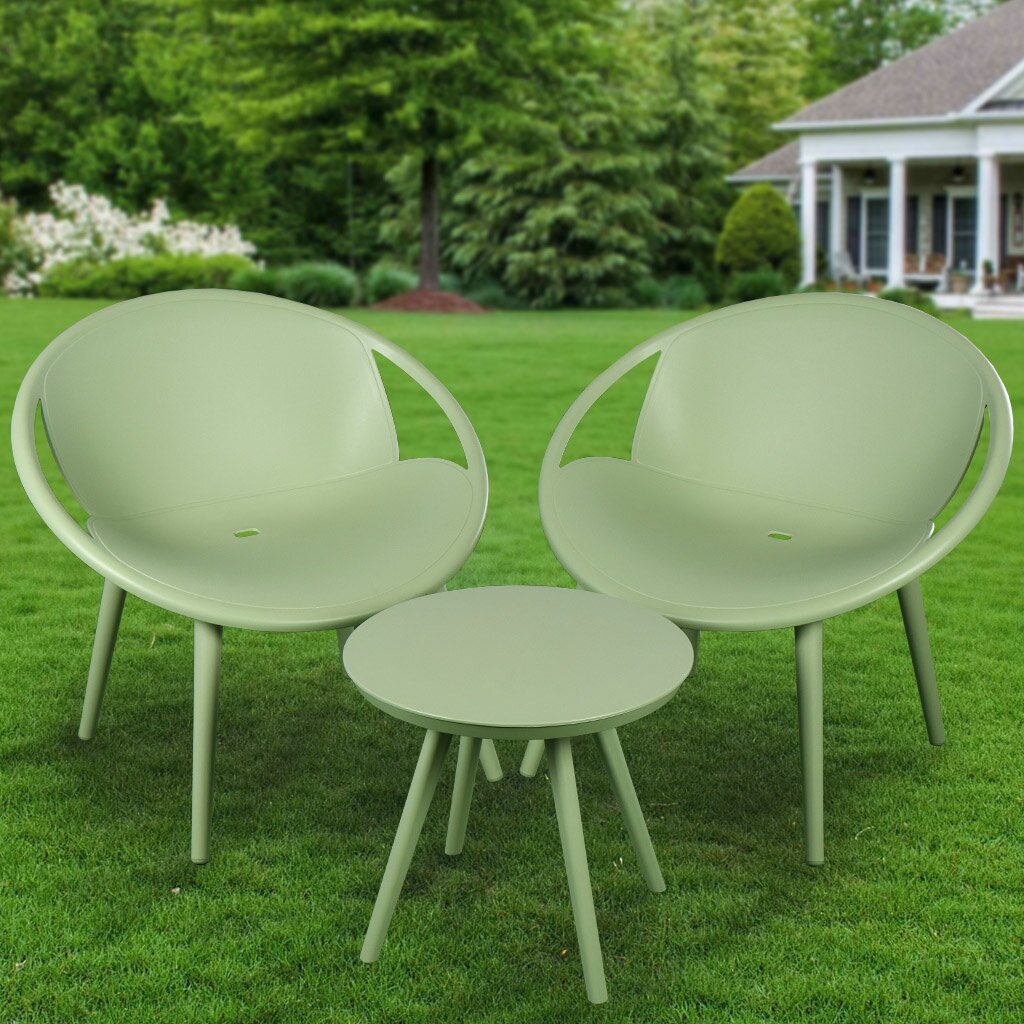 Мебель садовая Green Days, Amelia, стол, 50.5х45 см, 2 кресла, 730202