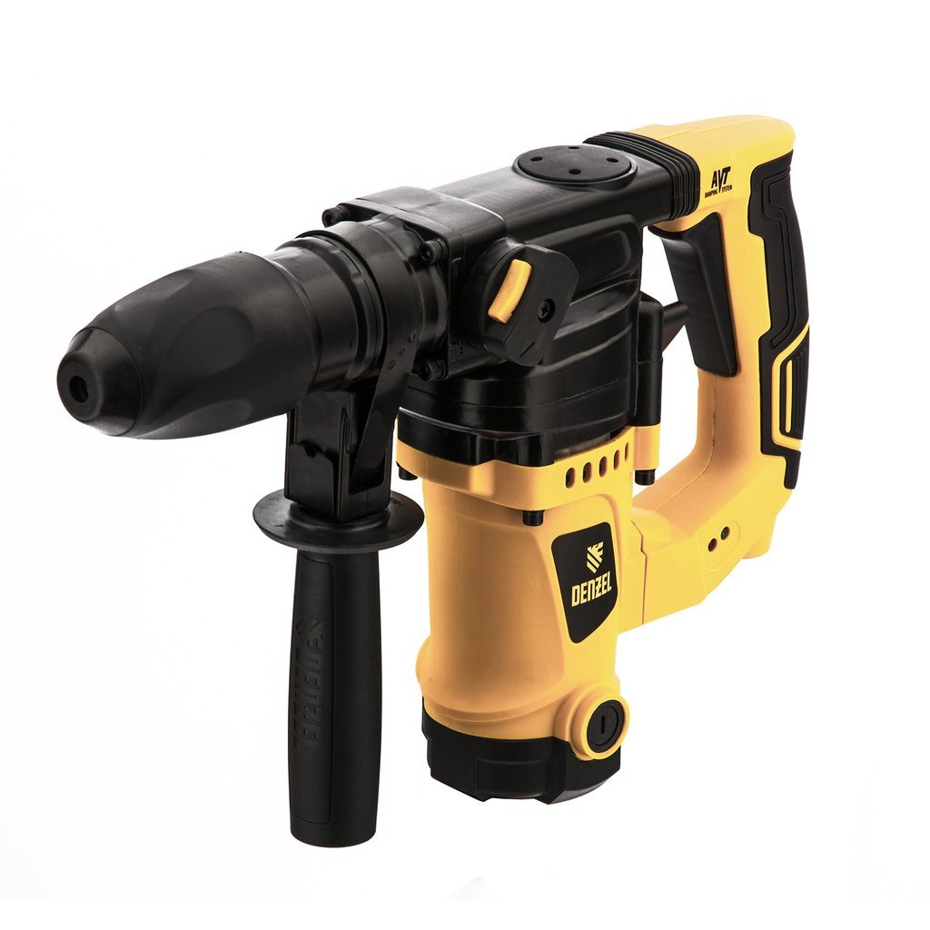   Порядок Перфоратор Denzel, RHV-1100-26, SDS-Plus, 1100 Вт, 4 Дж, 3 режима, с кейсом